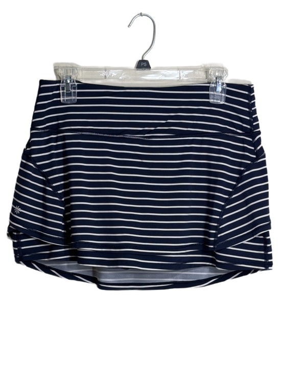 Athleta Stealth Striped Tennis Skort in a Navy & White Nautical Pattern - Picture 12 of 13